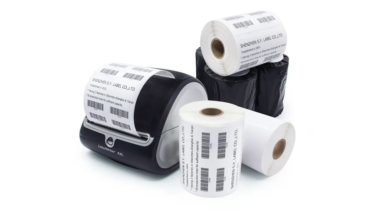 Dymo compatible Label 1744907 Water-proof Clear Stickers (1)