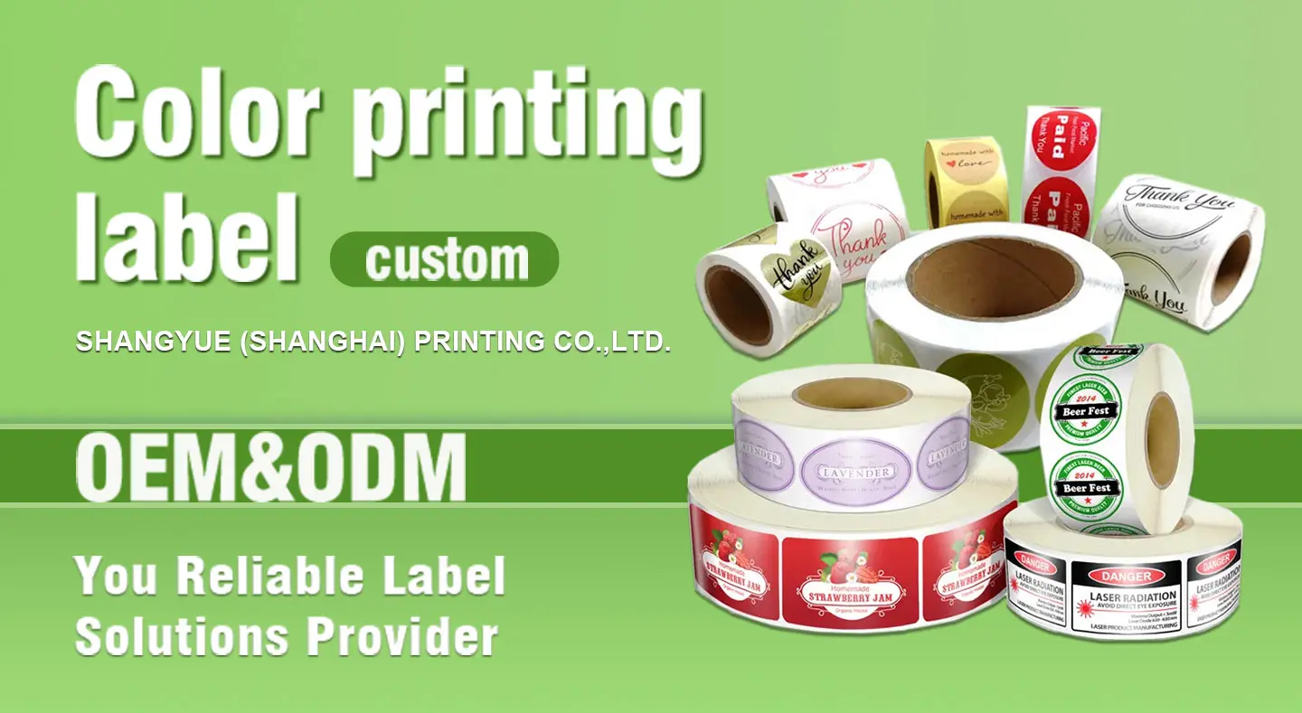 Printed-Label-Custom Homemoving Printed Label Waterproof Sticker